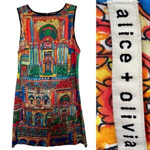ALICE + OLIVIA Havana Town TISHA A-Line Shift DRESS Size 2